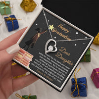 Load image into Gallery viewer, Daughter Love Necklace - Happy Graduation
