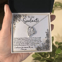 Load image into Gallery viewer, Soulmate Love Necklace - Keep Choosing You
