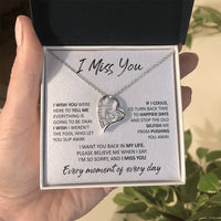 Load image into Gallery viewer, I Miss You Love Necklace - I Wish
