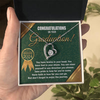 Load image into Gallery viewer, Happy Graduation Love Necklace - In Any Direction
