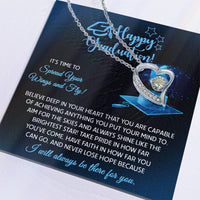 Load image into Gallery viewer, Happy Graduation Love Necklace - Spread Your Wings
