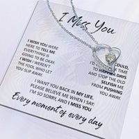 Load image into Gallery viewer, I Miss You Love Necklace - I Wish

