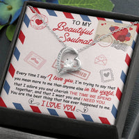 Load image into Gallery viewer, Soulmate Love Necklace - I Need You
