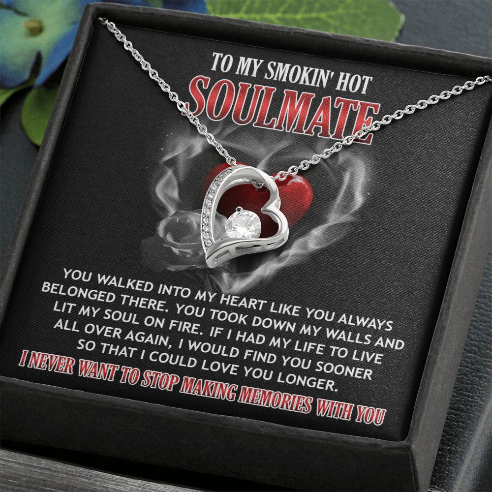 Soulmate Love Necklace - On Fire