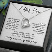 Load image into Gallery viewer, I Miss You Love Necklace - I Wish
