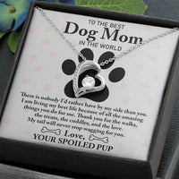 Load image into Gallery viewer, Dog Mom Love Necklace - Wagging For You
