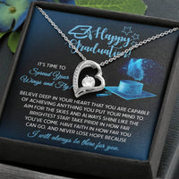 Load image into Gallery viewer, Happy Graduation Love Necklace - Spread Your Wings

