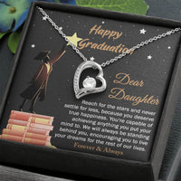 Load image into Gallery viewer, Daughter Love Necklace - Happy Graduation
