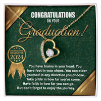 Load image into Gallery viewer, Happy Graduation Love Necklace - In Any Direction
