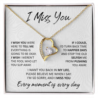 Load image into Gallery viewer, I Miss You Love Necklace - I Wish
