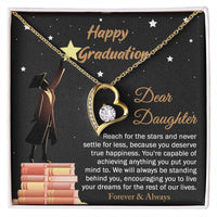 Load image into Gallery viewer, Daughter Love Necklace - Happy Graduation
