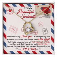 Load image into Gallery viewer, Soulmate Love Necklace - I Need You
