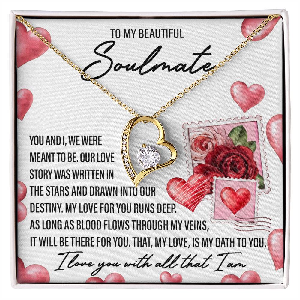 Soulmate Love Necklace - Meant To Be