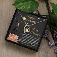Load image into Gallery viewer, Daughter Love Necklace - Happy Graduation
