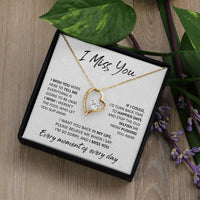 Load image into Gallery viewer, I Miss You Love Necklace - I Wish
