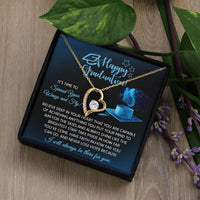Load image into Gallery viewer, Happy Graduation Love Necklace - Spread Your Wings
