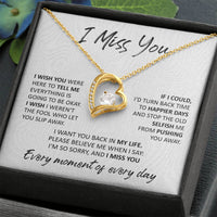 Load image into Gallery viewer, I Miss You Love Necklace - I Wish
