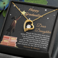Load image into Gallery viewer, Daughter Love Necklace - Happy Graduation
