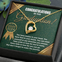 Load image into Gallery viewer, Happy Graduation Love Necklace - In Any Direction
