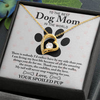 Load image into Gallery viewer, Dog Mom Love Necklace - Wagging For You
