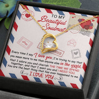 Load image into Gallery viewer, Soulmate Love Necklace - I Need You
