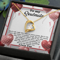 Load image into Gallery viewer, Soulmate Love Necklace - My Number One
