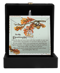 Load image into Gallery viewer, Granddaughter Heart Necklace - From Deep Inside
