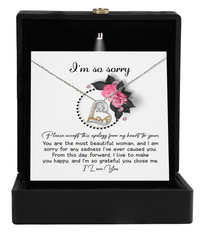 Load image into Gallery viewer, I&#39;m Sorry Heart Necklace - Make You Happy
