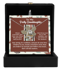 Load image into Gallery viewer, Granddaughter Heart Necklace - See The Shadows
