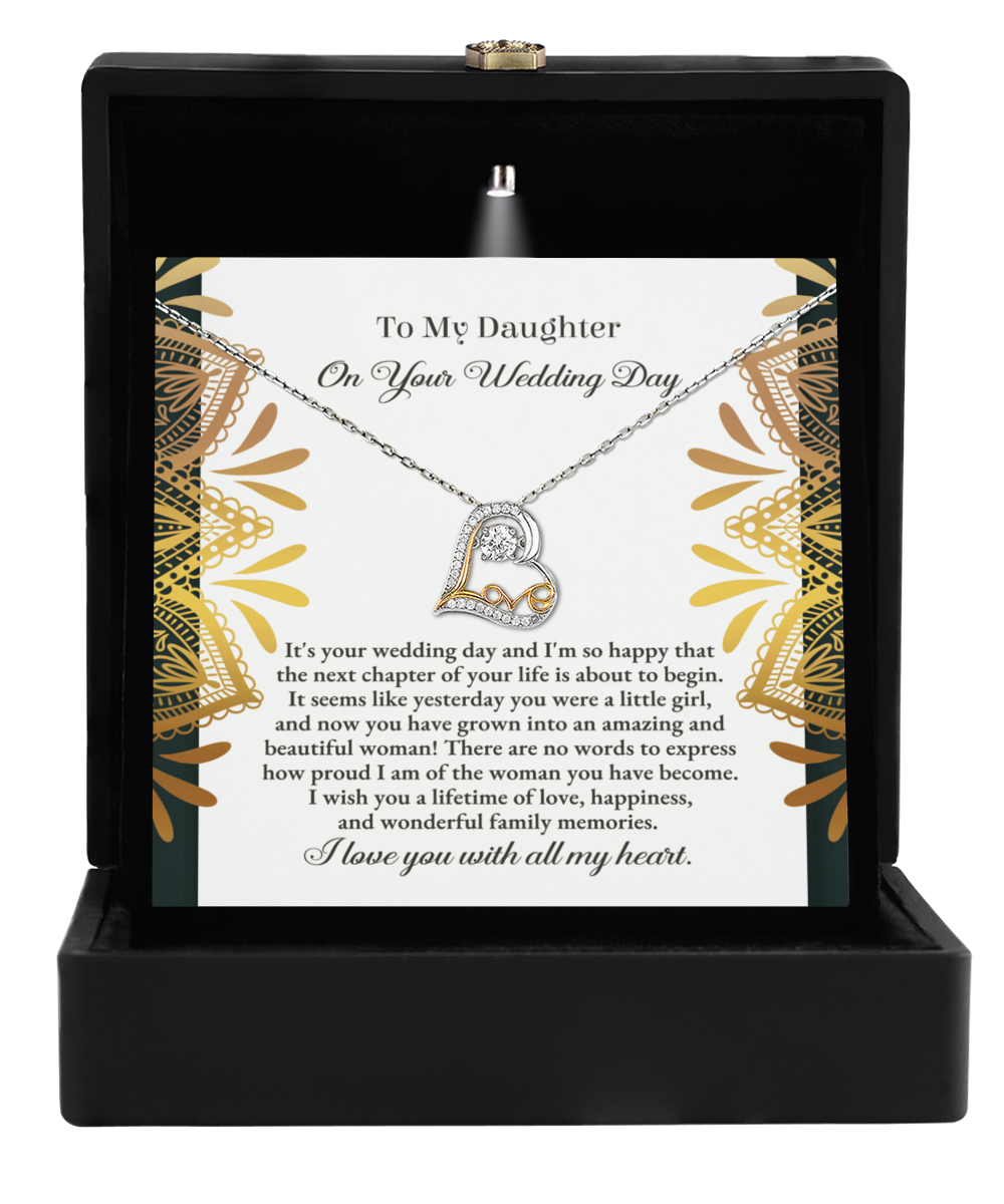 Daughter Heart Necklace - Little Girl