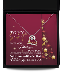 Load image into Gallery viewer, Soulmate Heart Necklace - Love You
