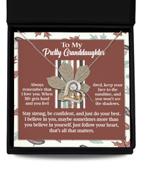 Load image into Gallery viewer, Granddaughter Heart Necklace - See The Shadows
