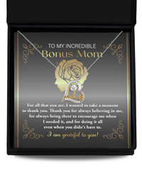 Load image into Gallery viewer, Bonus Mom Heart Necklace - To Encourage Me
