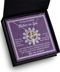 Load image into Gallery viewer, Mother in Law Cross Necklace - Family Like Yours
