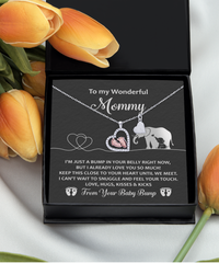 Load image into Gallery viewer, Mom To Be Baby Feet Necklace - Until We Meet
