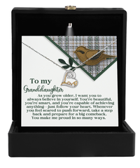 Load image into Gallery viewer, Granddaughter Heart Necklace - Big Comeback
