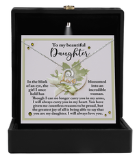 Load image into Gallery viewer, Daughter Heart Necklace - Incredible Woman
