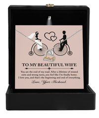 Load image into Gallery viewer, Wife Heart Necklace - I&#39;m Finally Home
