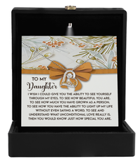 Load image into Gallery viewer, Daughter Heart Necklace - Saying A Word
