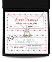 Load image into Gallery viewer, Wife Heart Necklace - Love Coupon
