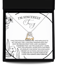 Load image into Gallery viewer, I&#39;m Sorry Heart Necklace - Care
