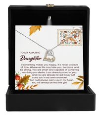Load image into Gallery viewer, Daughter Heart Necklace - Makes You Happy
