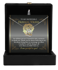 Load image into Gallery viewer, Bonus Mom Heart Necklace - To Encourage Me
