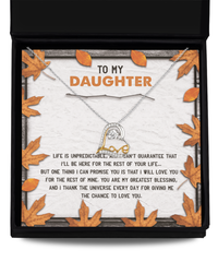 Load image into Gallery viewer, Daughter Heart Necklace - My Greatest Blessing
