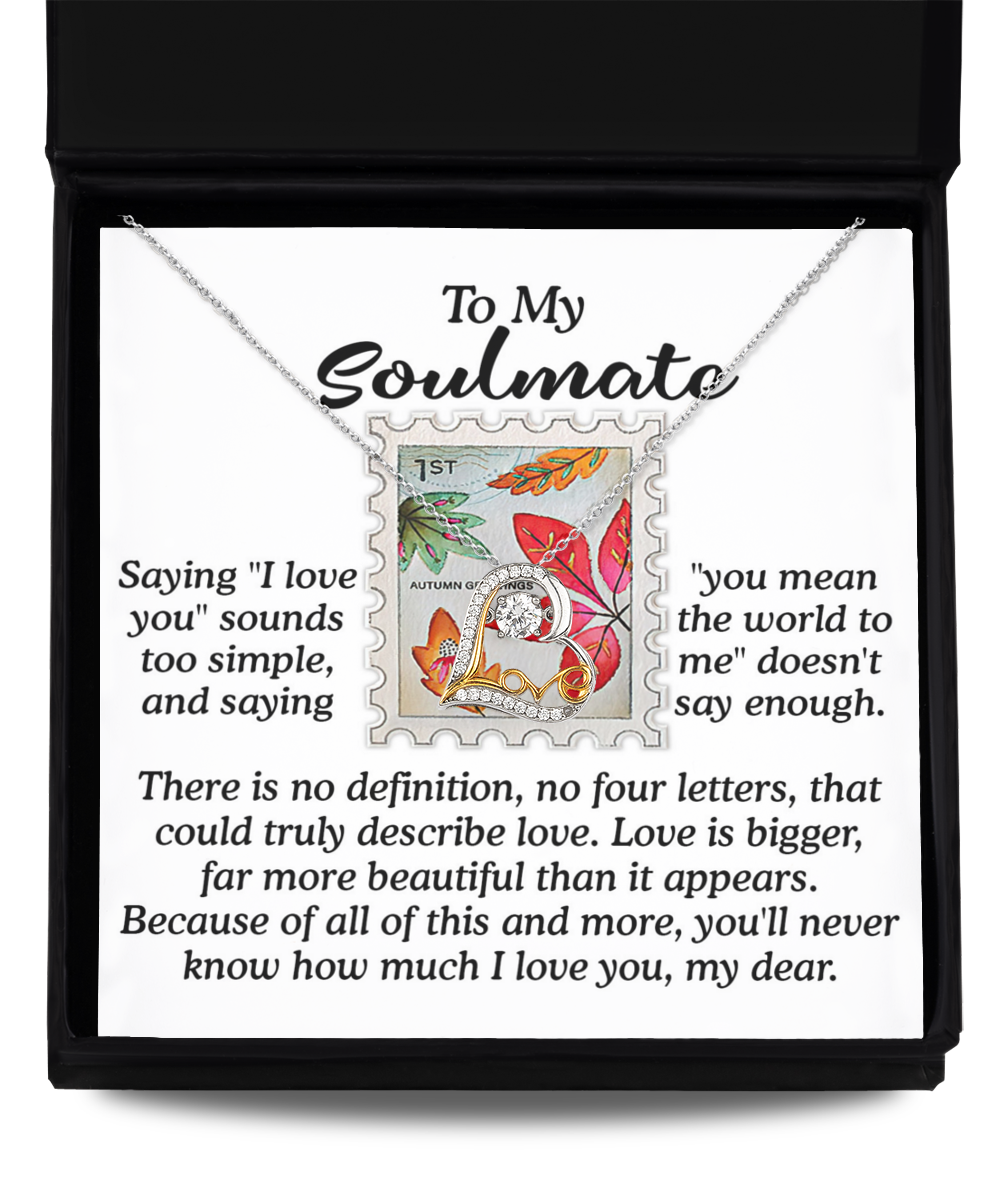 Soulmate Heart Necklace - Far More Beautiful