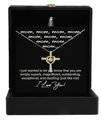 Load image into Gallery viewer, Mom Cross Necklace - Just Like Me
