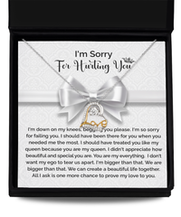 Load image into Gallery viewer, I&#39;m Sorry Heart Necklace - My Queen
