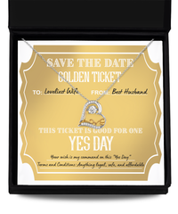 Load image into Gallery viewer, Wife Heart Necklace - Golden Ticket
