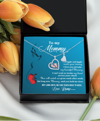 Load image into Gallery viewer, Mom To Be Baby Feet Necklace - Nose To Nose
