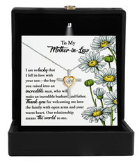 Load image into Gallery viewer, Mother in Law Cross Necklace - Warm Heart
